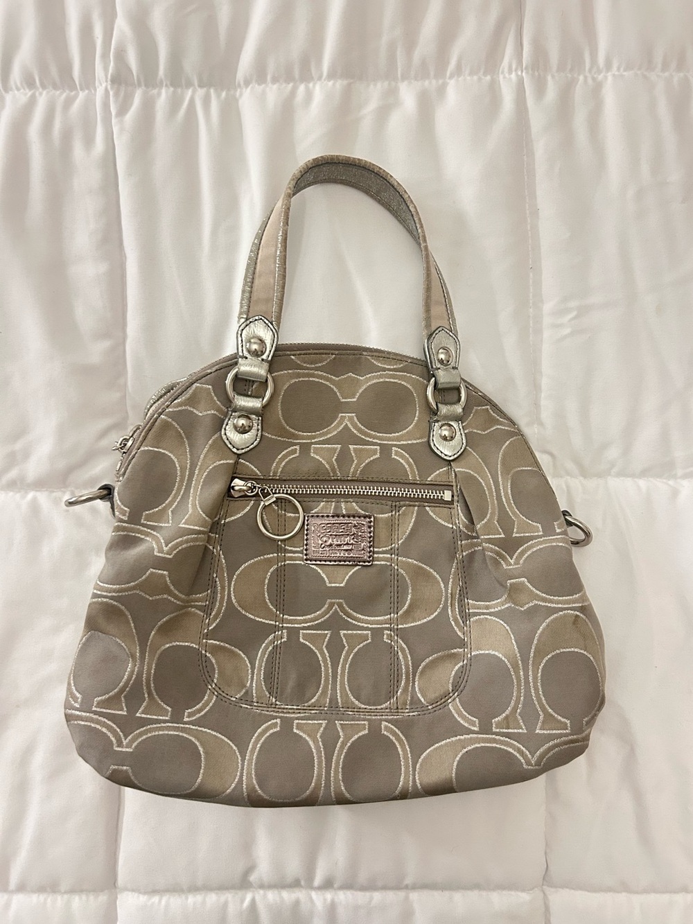 Coach Poppy Signature Sateen Bag